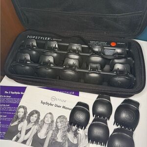 InStyler TopStyler Curl Barrel Set Black with Case and User Manual